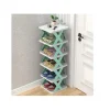 ABS 5 Layers Foldable Shoe Cabinet - Teal