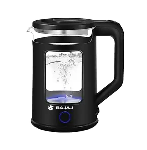 Bajaj AE1881 Double Layer Electric Glass Kettle - 2 Liter - Black