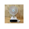 DP Rechargeable Touch Mini Table Fan With Lamp - DP-7624