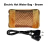 Electric Hot Water Bag - Brown
